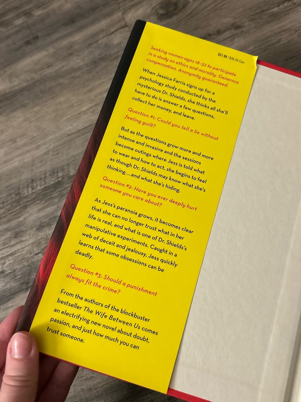 ‘An Anonymous Girl’ Greer Hendricks Hardcover Thriller Book - Picture 5 of 5